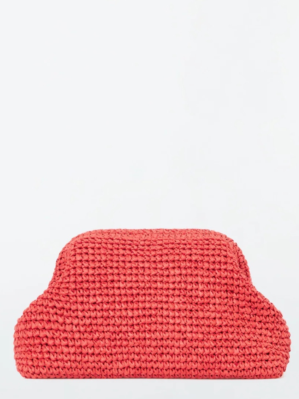 COS Raffia Oversized Clutch Bag